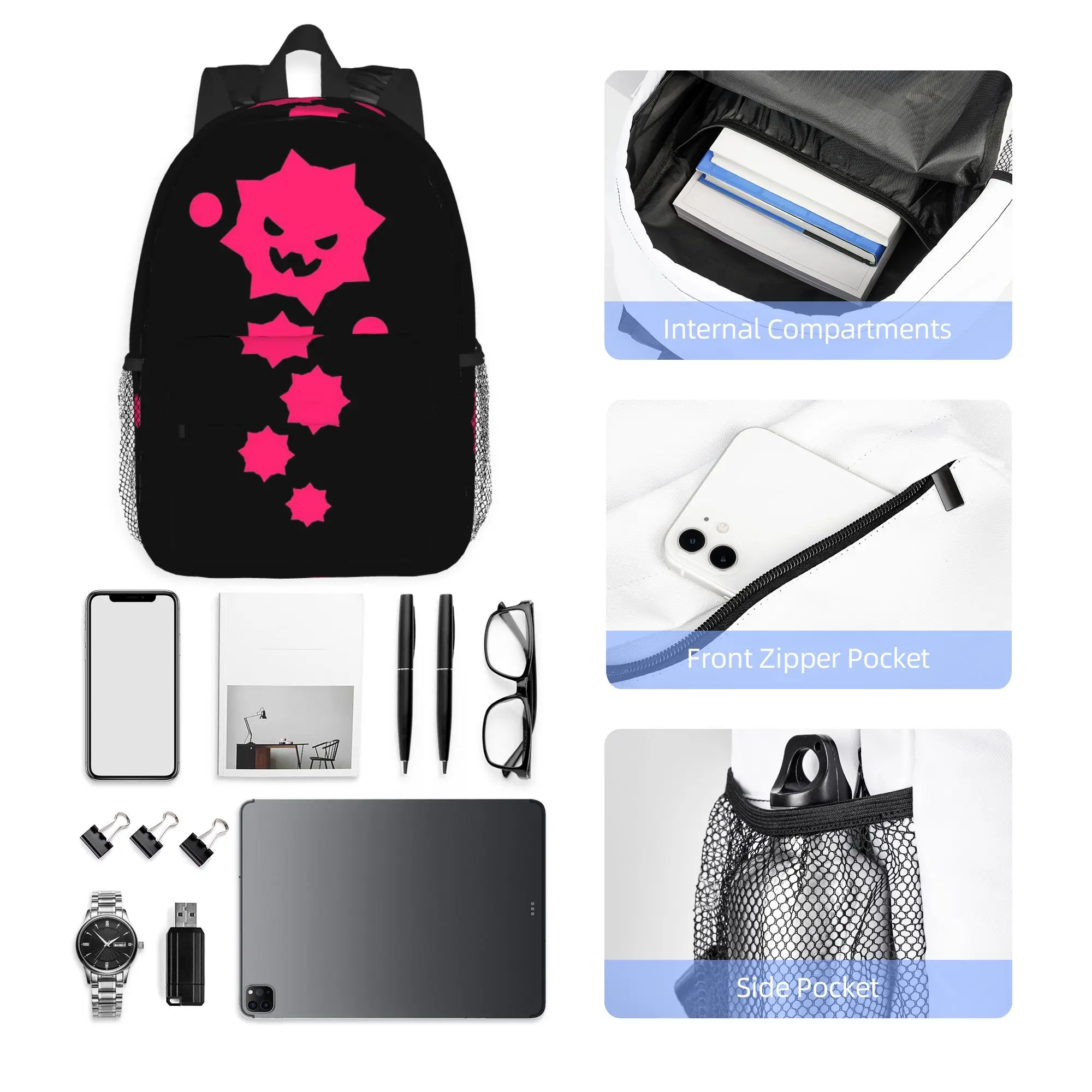 Just Shapes And Beats Blixer Lycanthropy JSAB Backpack Hot Sale Daypack Boys Girls BookBag Shoulder Bag for Men Women School Bag