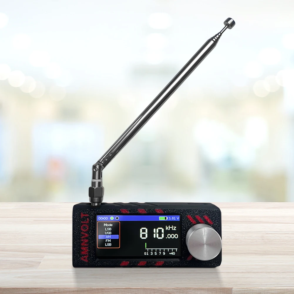 

SI4732 LSB USB AM FM FM/AM Radio 1.9inch IPS Screen Mini Pocket Radio with Antenna DSP Radio