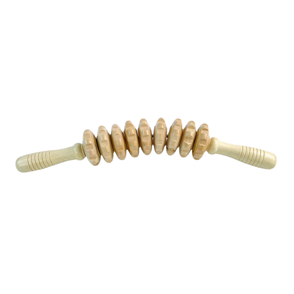 Wooden Massage Rollers - Improve Blood Circulation And Reduce Muscle Tension Comfortable Widely