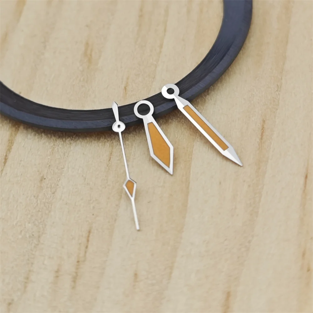 Ponteiro Relógio de Mergulho Luminous, Solid Center Shaft, C Factory, Water Ghost, Amarelo, Suíça, 2824, 2836