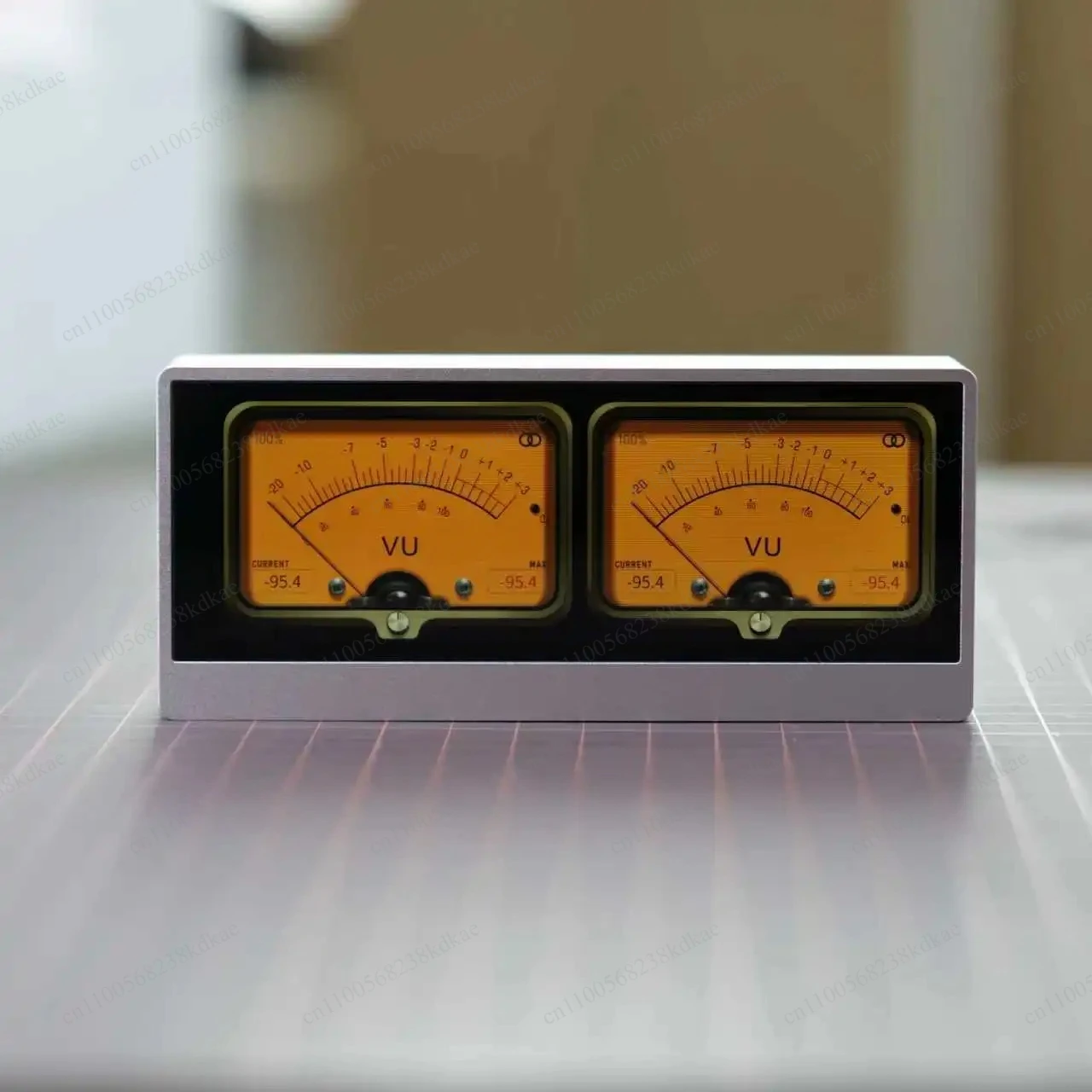 VU METER-46 Audio Spectrum Indicator With Simulated Pointer High Precision Desktop Clock Audio Level Meter Parts - view 3