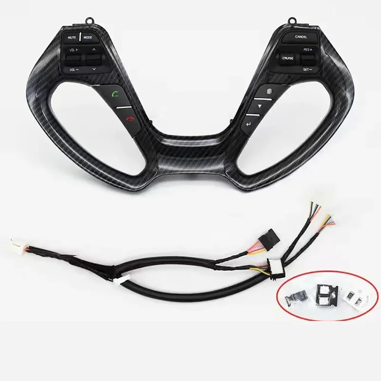 

Car Accessories Cruise Control Steering Wheel Button Support BT Phone Call for KIA CERATO K3 2012-2015 K3S ceed JD 2014