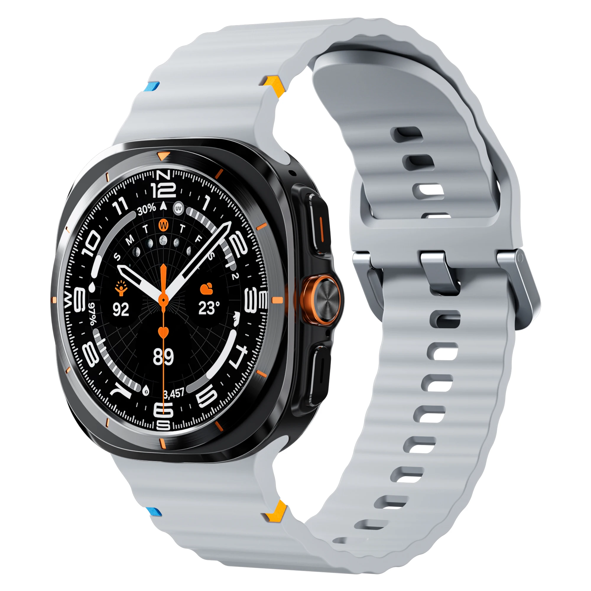 Original Strap for Samsung Galaxy Watch ultra strap 47mm Silicone Bracelet Galaxy Watch 5 pro/4/6 Classic/7 44mm 40mm 43 46 band