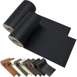 Self-Adhesive Furniture Shoes First Aid Patch Leather Patch DIY Black Self-Adhesive Leather Repair Tape for Sofa Repair Patches