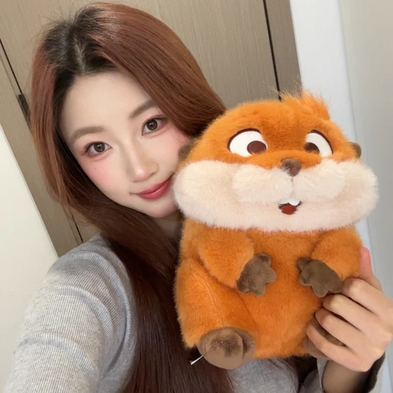 

Плюшевая кукла-бобёр Disnzy, 25 см, мягкая игрушка, милый брелок для сумки, декоративная коллекционная игрушка для женщин-фанаток