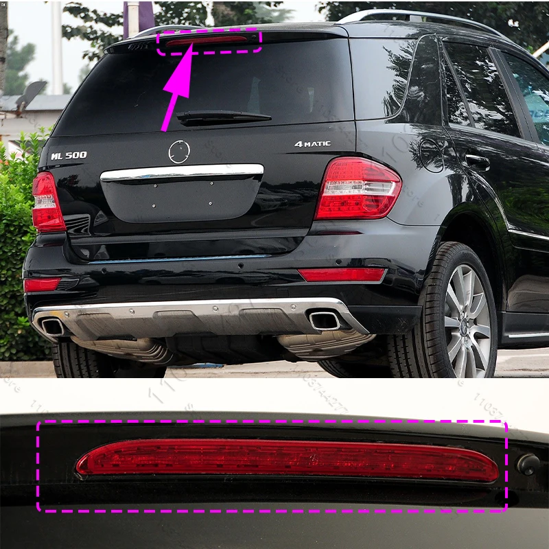 Для 2005-2011 W164 Mercedes-Benz ML320 ML350 ML500 ML550 ML63 AMG 3RD стоп-сигнал в сборе задний фонарь 1648201056