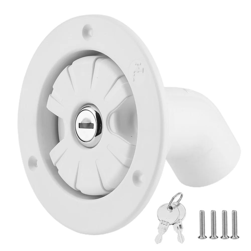 

Accessories Water Filler Lockable Gravity Water Inlet Freshwater Filling Filter with 2 Keys for Boat Trailer