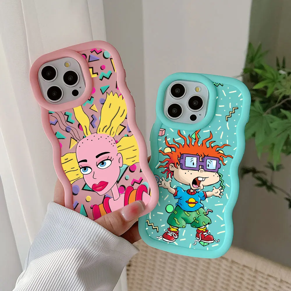 Funny Cartoon Phone Case For Samsung A04 A05S A10S A11 A12 A20S A21S A13 A14 A55 A54 A34 A53 A30 A32 A33 A73 5G R-Rugrats Cover