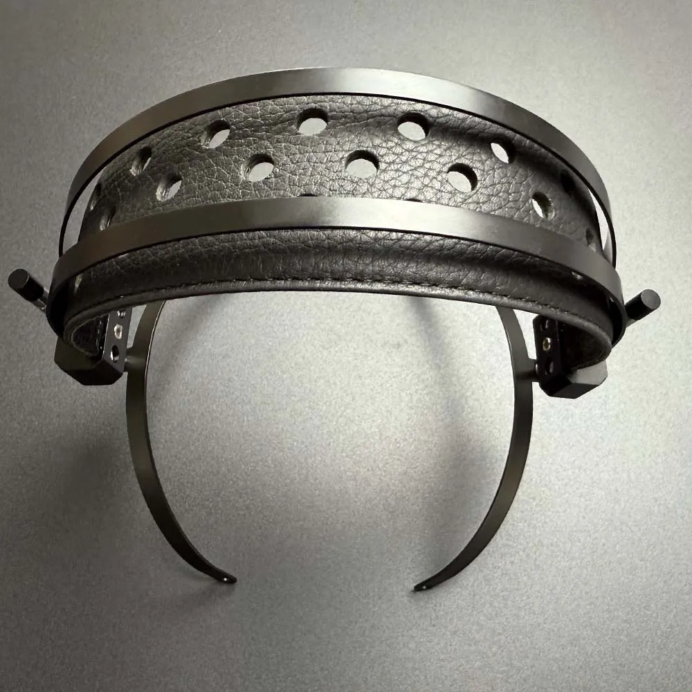 Echtleder-Metallkopfband, kompatibel mit Monolith M1060 M1060c M1070C M1570 M560 planaren magnetischen Kopfhörern – Detail 1