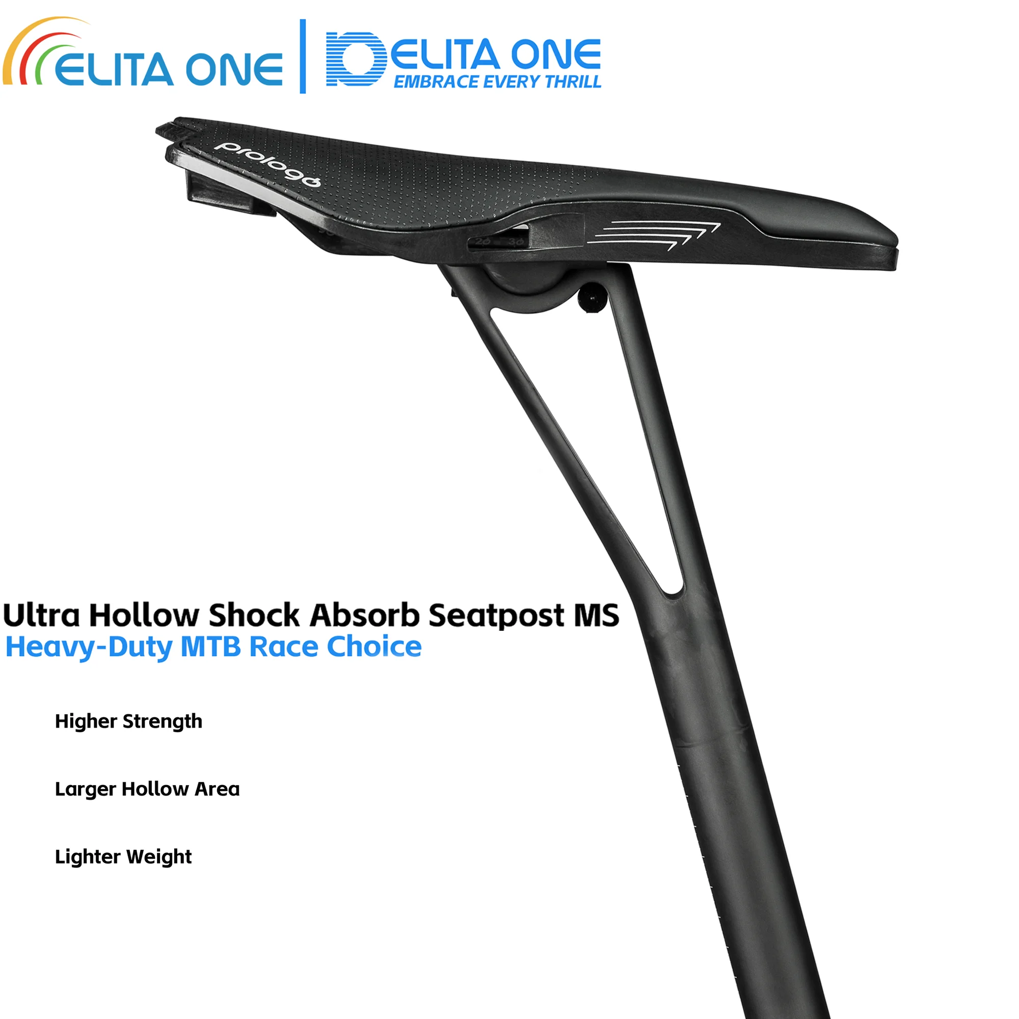 Carbon Seatpost 27.2 31.6 Offset - عمود مقعد دراجة ELIATONE T800 من