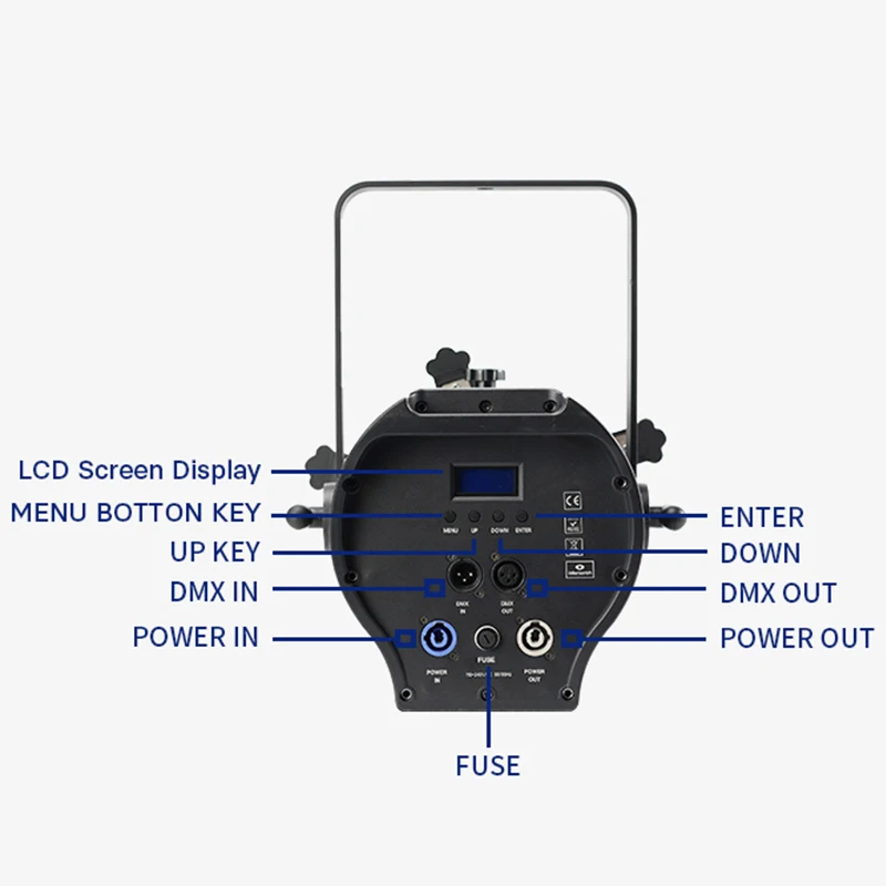 Ellipsoidal Spot Light LED  Spot Profile Light Source Four Style Lights for Speech Film Opera House