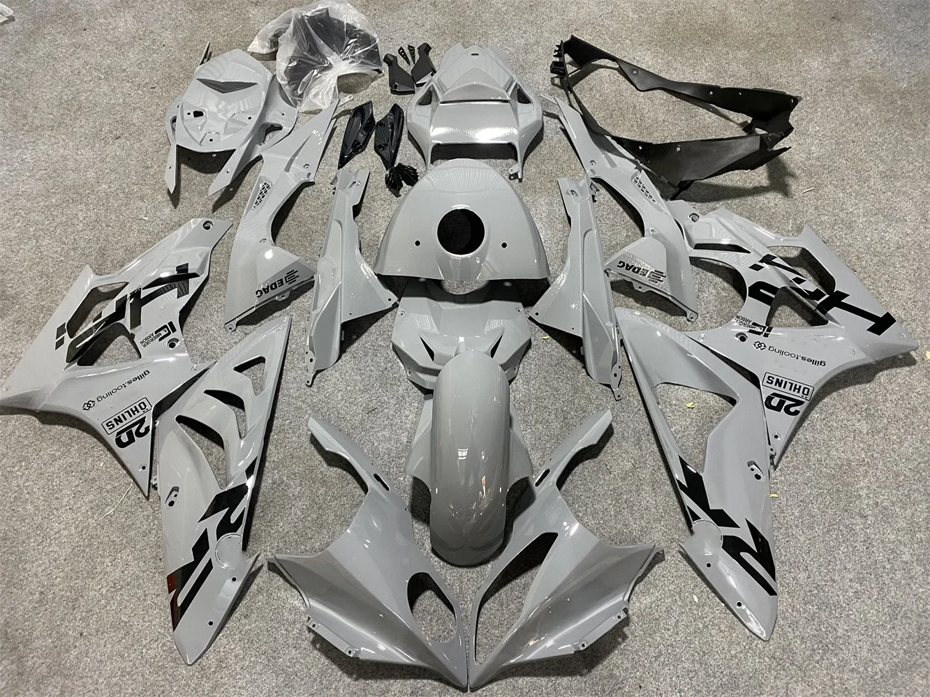 Motorcycle fairing for S1000RR 2009 2010 2011 2012 2013 2014 S1000 09-14 Fairing cement grey black housing