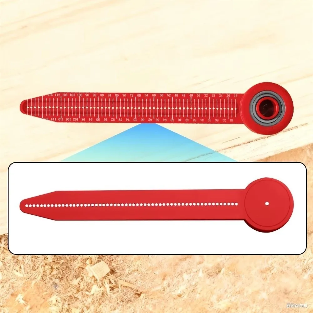 Plastic Woodworking Compass Adjustable Rotary Adjustable Rotary Ruler Smooth Bearing Circle Drafting Tool For Carpenter