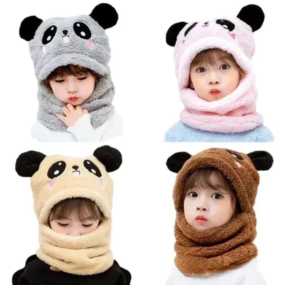 Cool Good Autumn and Winter Warm Soft Kids Beanies Cap Hat Autumn Winter Toddler Children Cute Panda Cap Hat for Boy Girl