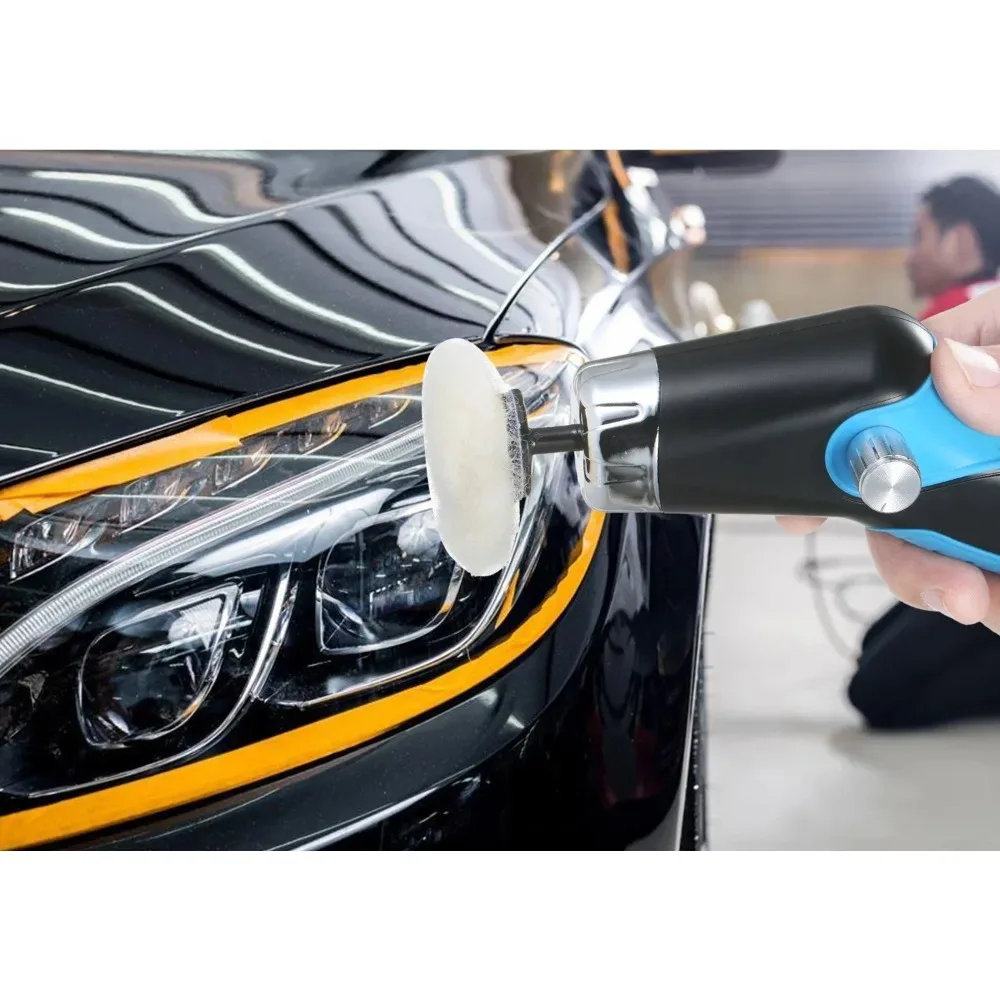 

Беспроводная полировальная машина для автомобиля с функцией запечатывания глазурью и воском