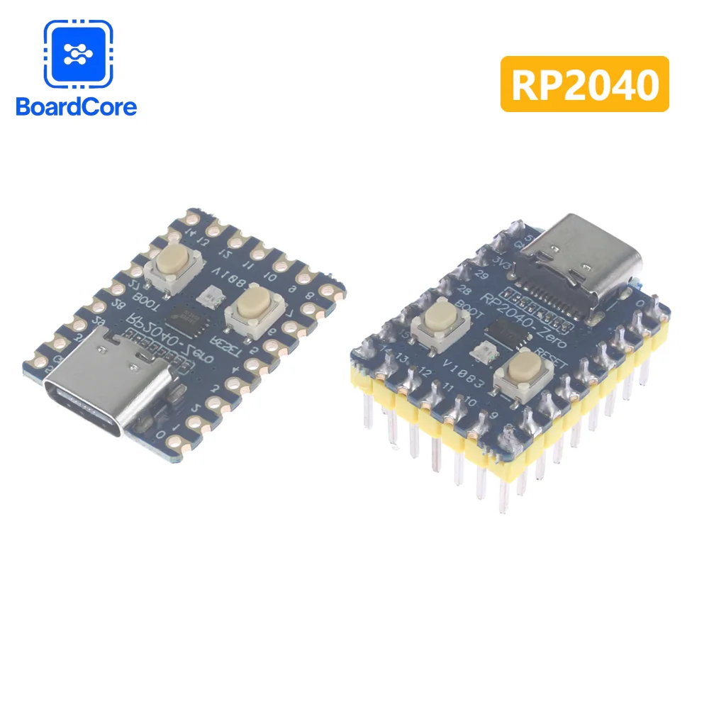 RP2040-Zero RP2040 Microcontroller Board Module Dual-Core Cortex-M0+ Processor 2MB Flash for Raspberry Pi Pico DIY Electronics