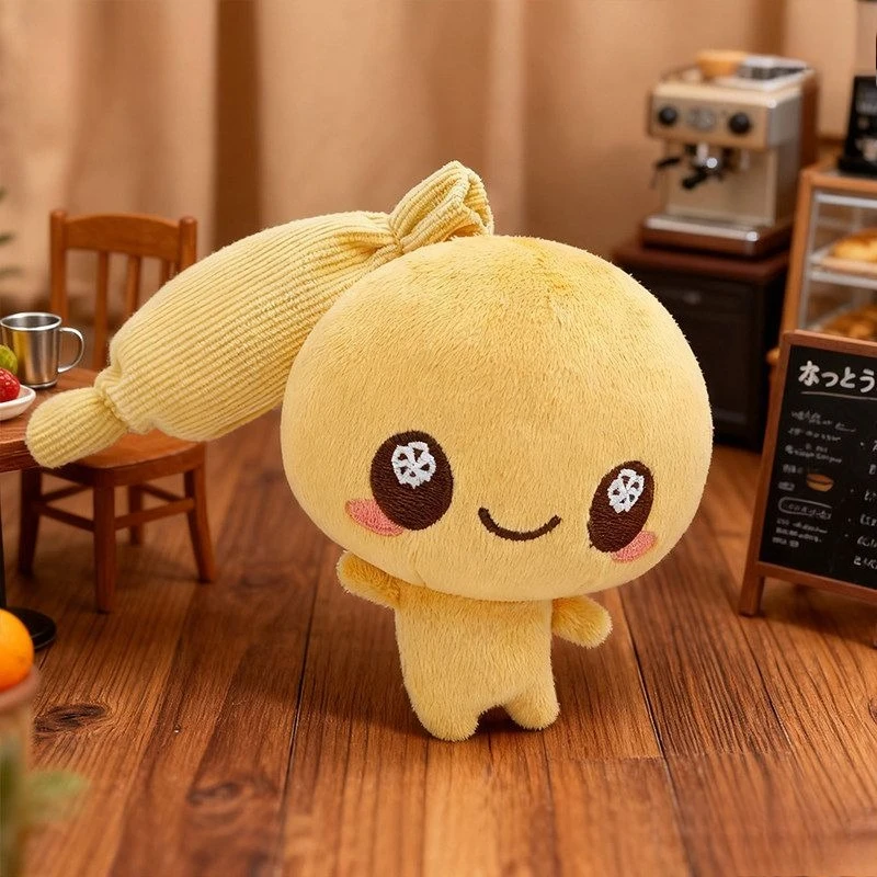 

Cartoon Creative Natto San Plush Charm Fun Fabric Doll Car Key Chain Kawaii Plush Toy Christmas Gift for Boys and Girls