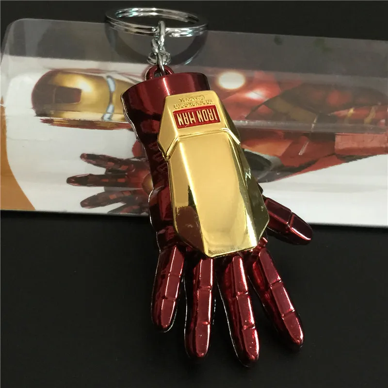 Accesorios de personaje de Anime de dibujos animados de Iron Man, collar esmaltado, pendientes, colgante, accesorios de bricolaje, abalorio de Metal de aleación