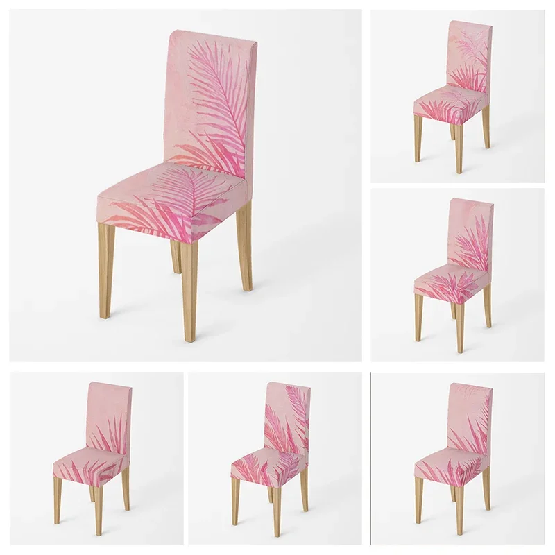 

Home chair Covers for kitchen adjustable dining elastic fabric chairs cover for wedding Desk stretch with back plant flower