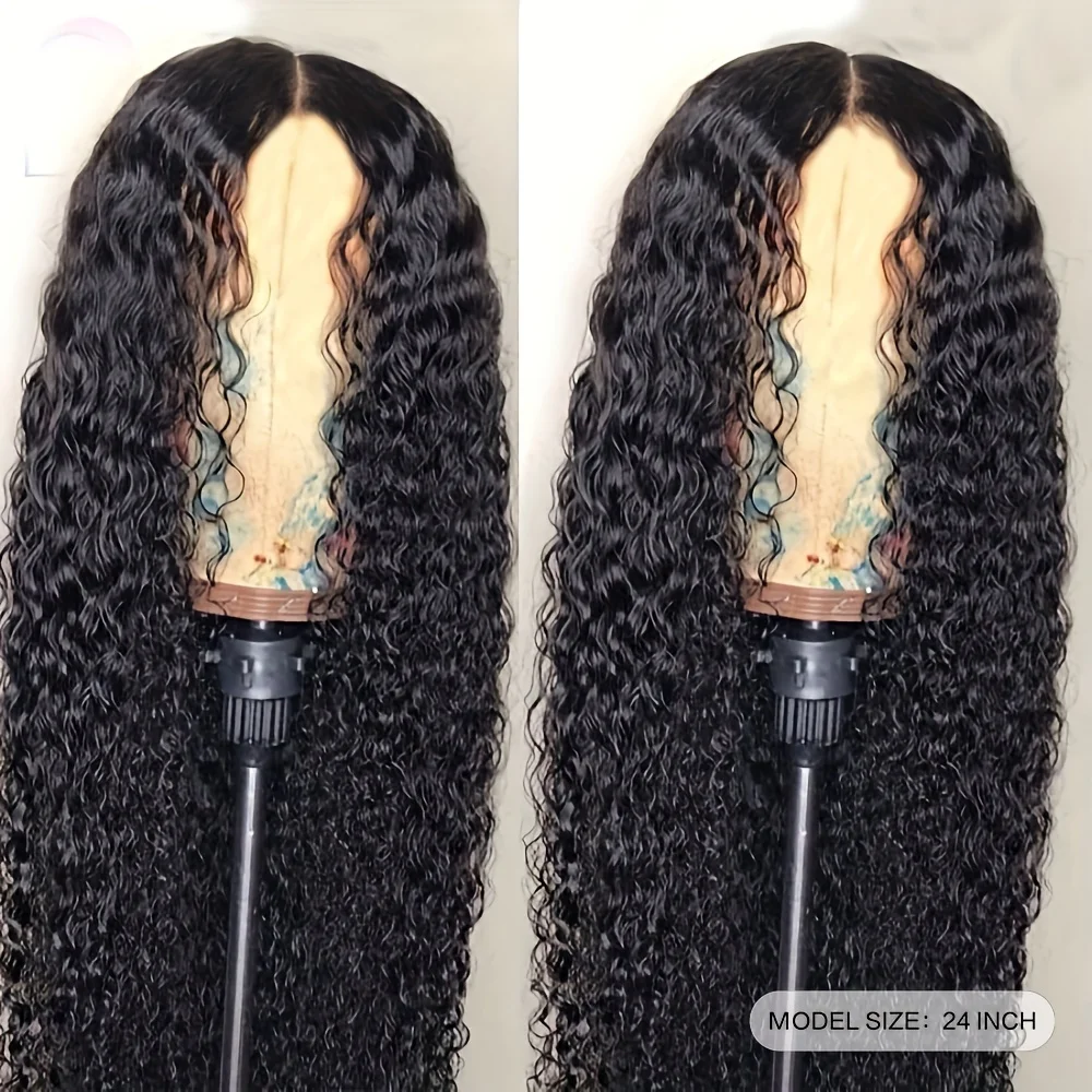 باروكات طويلة مجعدة بدون صمغ للنساء، باروكة شعر صناعية مقاومة للحرارة