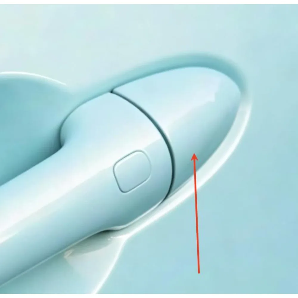 Small Lock Cylinder Cover Exterior Door Handle Front Rear Left Right Brown Blue Green for Wuling Mini LH RH Accessories