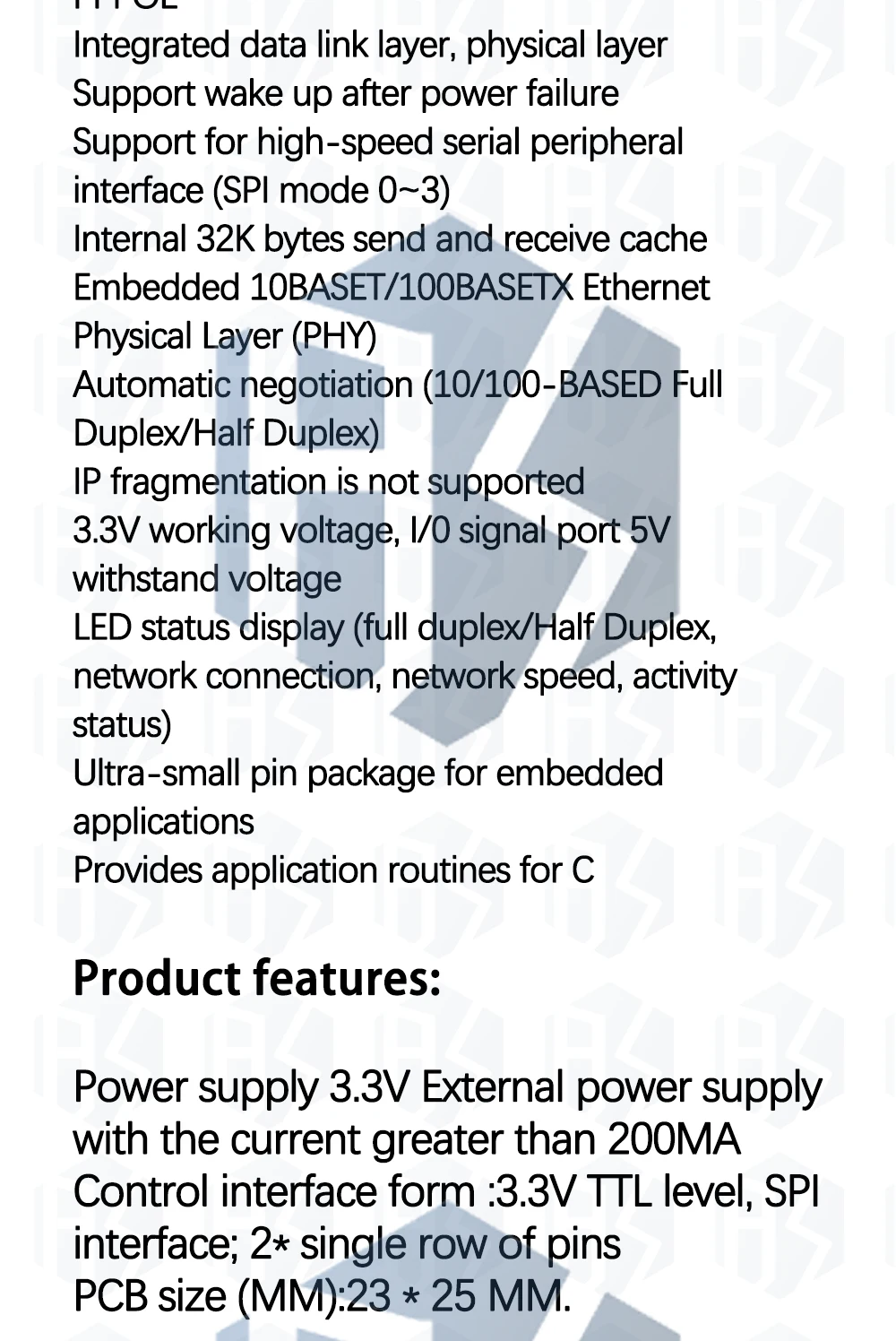 1 ~ 2PCS W5500 Chip Neue SPI zu LAN/Ethernet Konverter TCP/IP 51/STM32 mikrocontroller programm über – Detail 7