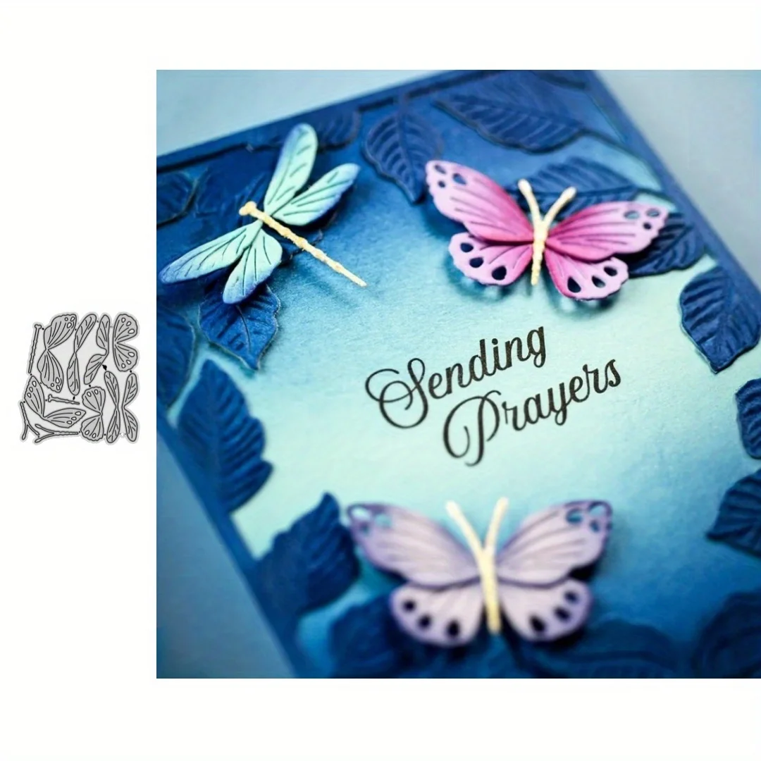 Neue Ankunft Garten Schmetterling Metall Stanzformen für DIY Scrapbooking Karte, Der Schablonen Präge Handwerk Dekoration