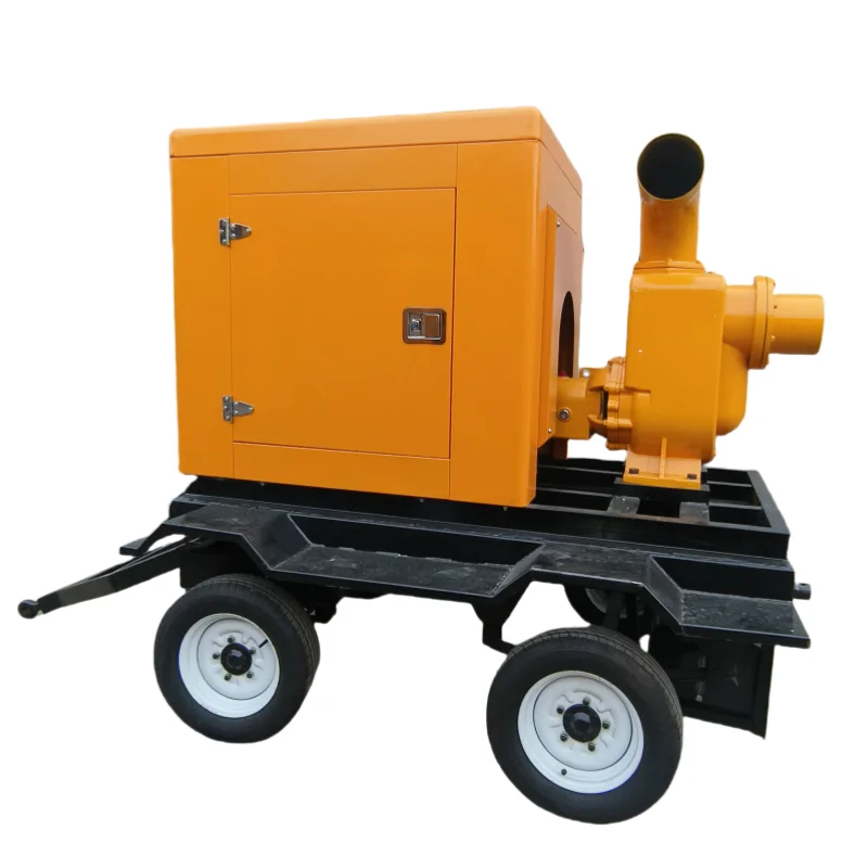 مضخة مياه للري الزراعي عالية الطاقة 2 حصان، منفذ 3 بوصة، مضخة متنقلة مريحة OEM قابلة للتخصيص بالضغط العالي #2