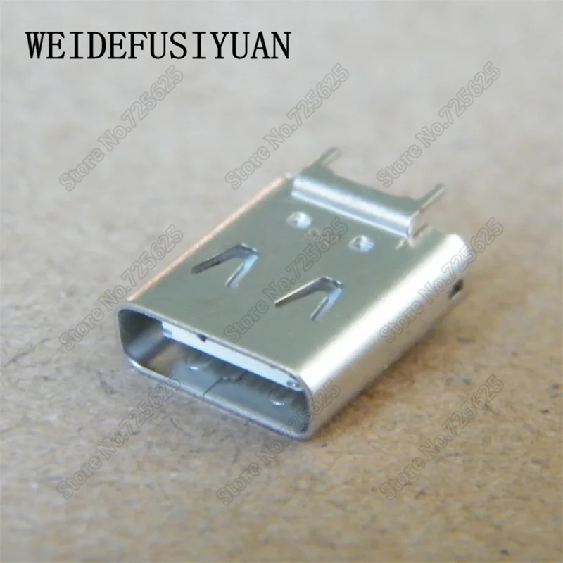 TYPE-C 24Pin vertical 180 degree surface mount direct insertion charging data plug 3.1 USB Jack