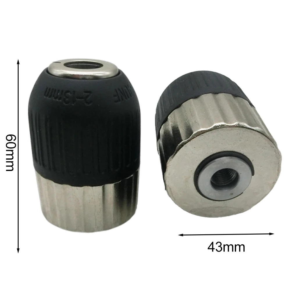 For DIY Projects 2-13mm Clamping Electric Drill Chuck Drilling Tasks 2-13mm Clamping Range Collet Adjusting Tightness