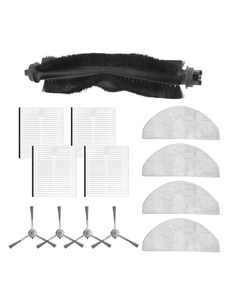 Vacuum Cleaner Replacement Kit for Hoover HG4 For Hydro Pro Includes Filters Mop Cloths and Dependable Side Brushes