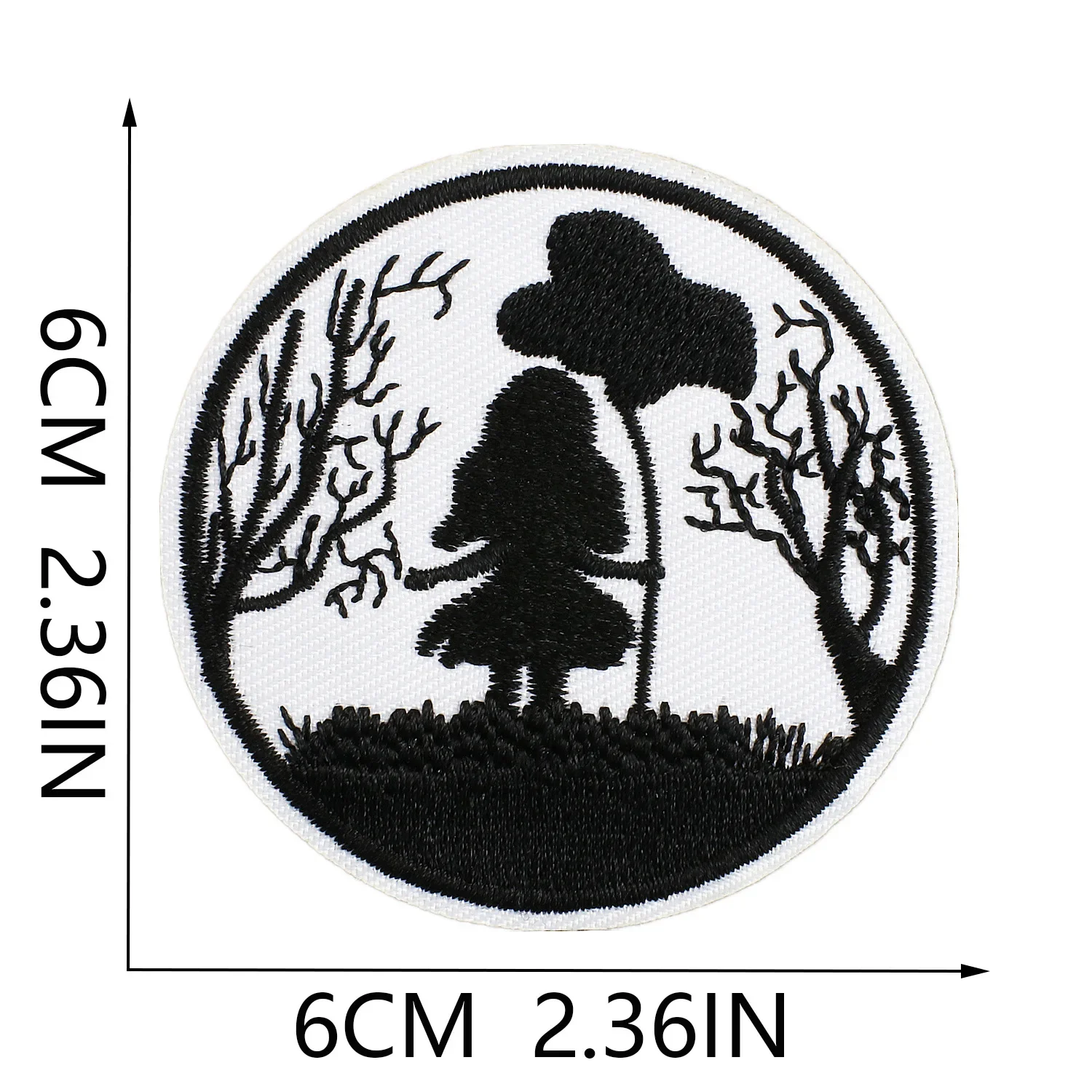 Iron On Patches for Clothes Red Clothing Stickers Fabric Sewing Embroidered Patch Thermal Adhesive Applique Fusible Badges