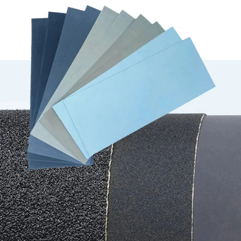 15Pcs/Set Sandpaper 60 100 120 150 180 400 500 600 1000 1200 1500 20000 Grit Sand Paper Water/Dry Sanding Paper Abrasive Tools