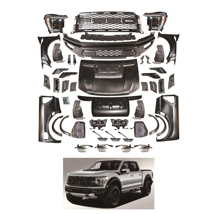 High quality Auto accessories 2012-2021 Ranger T6 T7 T8 car bumpers body kit for Ford Ranger upgrade F150 Raptor bodykit