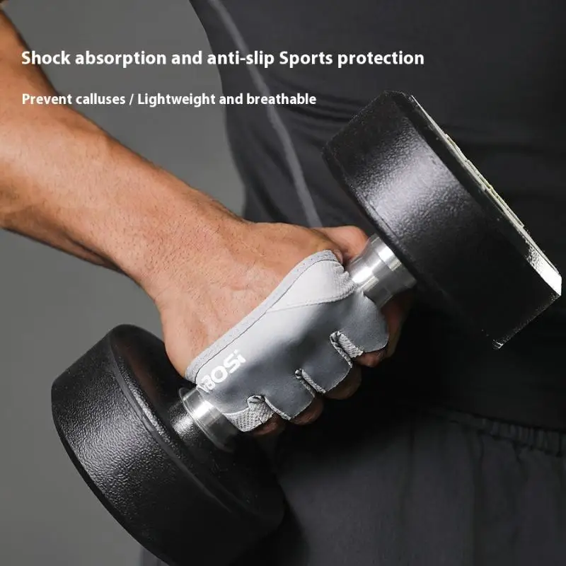 

New 1 Pair Unisex Lightweight Four-Finger Workout Gloves – Non-Slip Grip For Fitness, Weightlifting & Training For Women Men