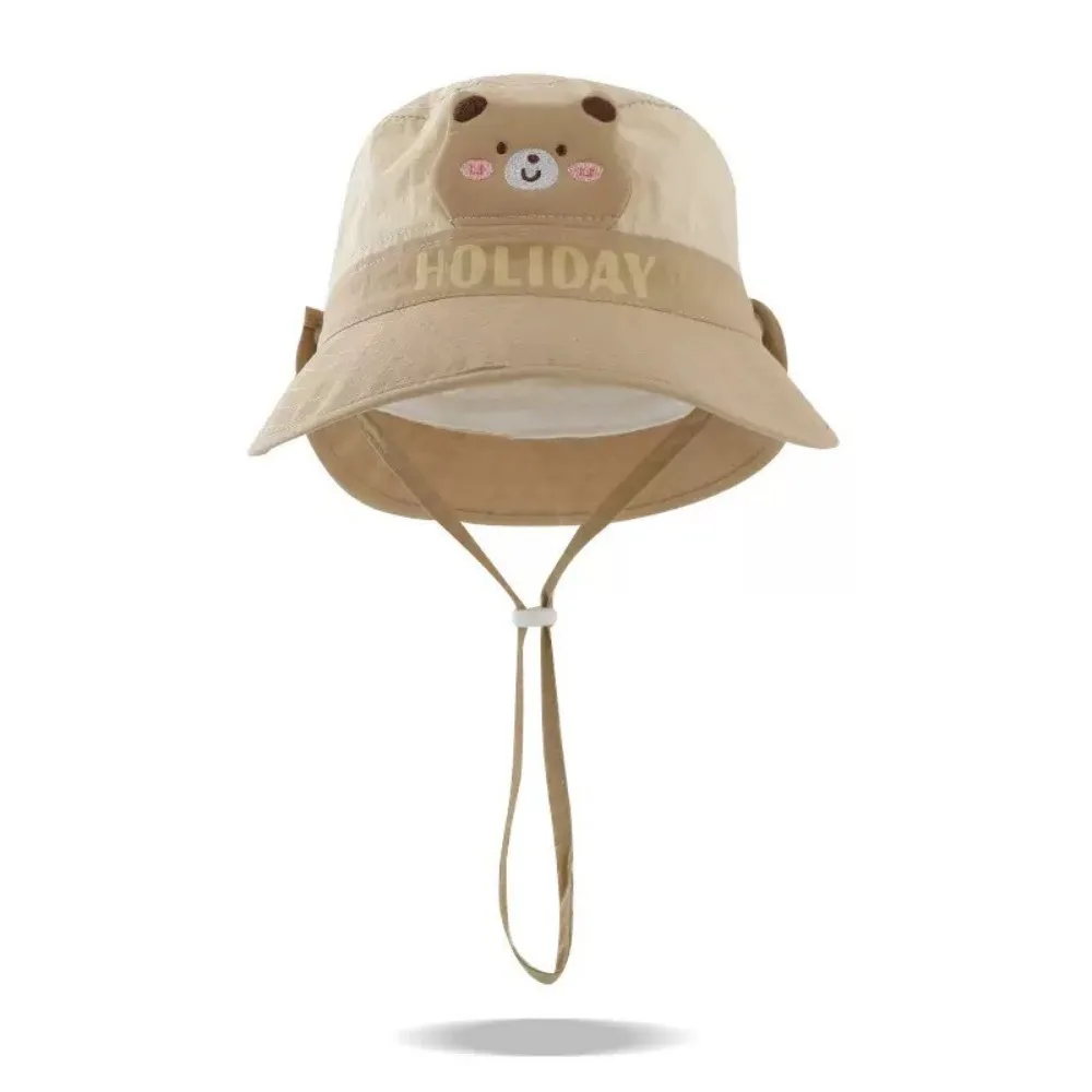 

New Candy Color Kids Bucket Hat Sun Protection Quick-drying Shading Hat Portable Breathable Panama Hat Boys Girls