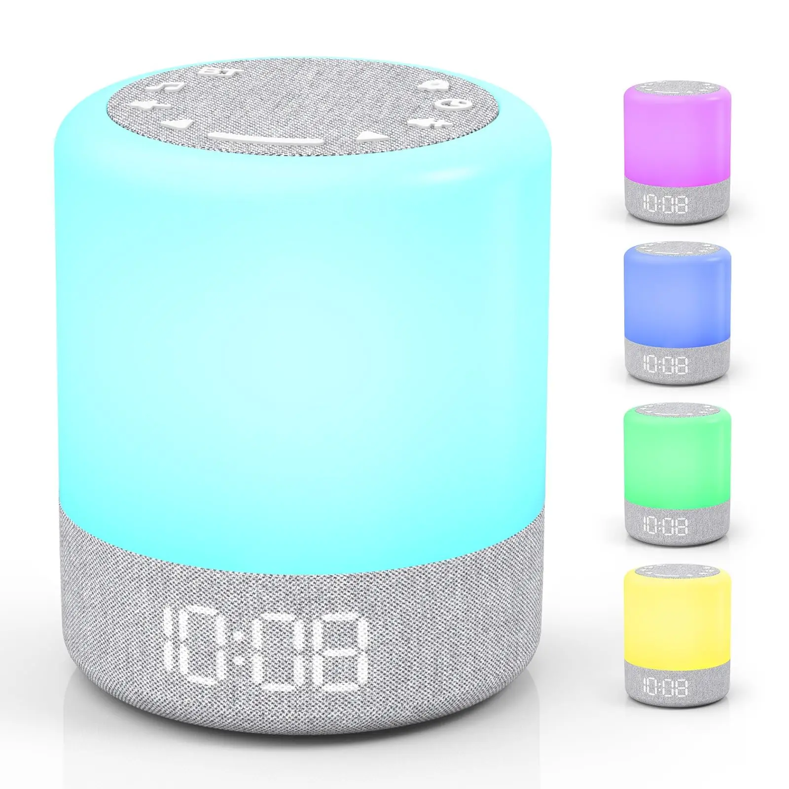 Sound Machine with Nightlight, Sleep Instrument, Alarm Clock, Bluetooth, Extended Music and Story, White Noise Machine