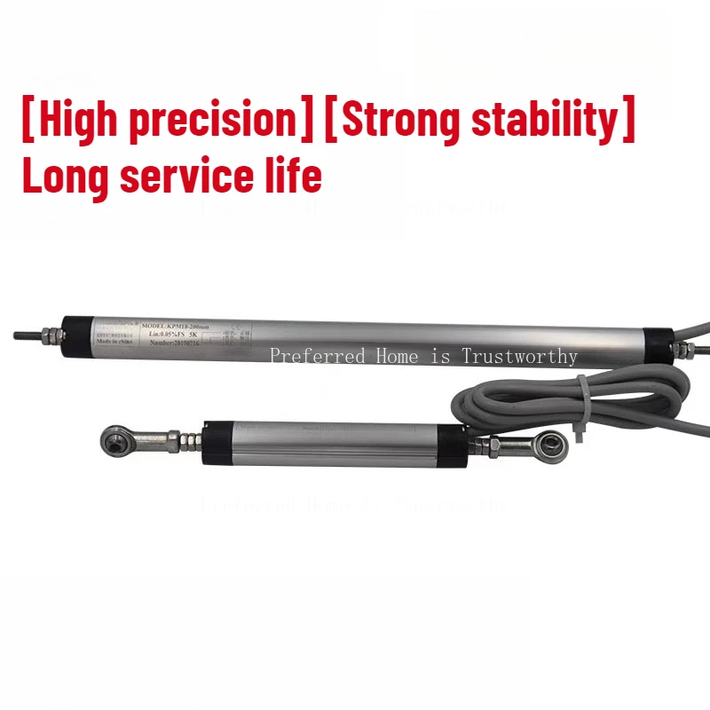 

KPM18 Precision Potentiometer Linear Displacement Sensor 50-300mm Pre-stressed Electronic Ruler Resistance for Inject Machines