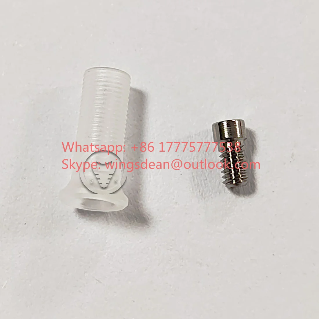 

Hiossen Osstem Compatible TS Convertible Plastic Cylinder Full Plastic Castable Sleeve Abutment Convertible Abutment 5.0