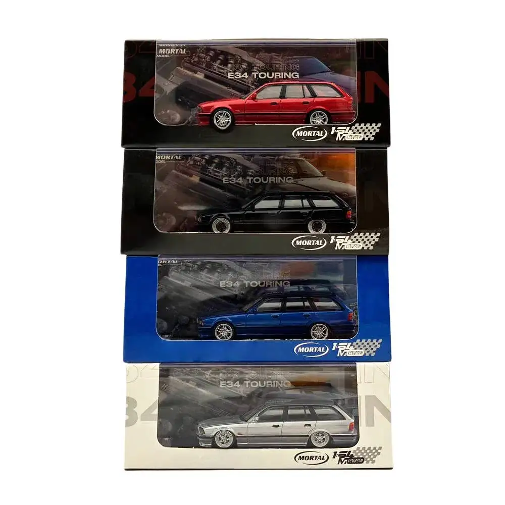 

Mortal 1:64 for E34 M5 TOURING Wagon Openable Hood Diecast Toys Car Models Hobby Collection Gifts
