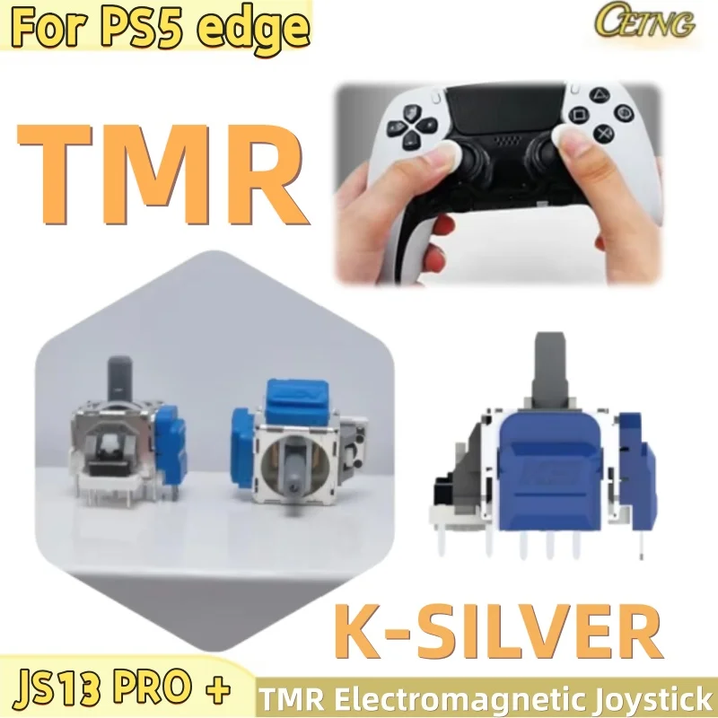 

2pcs TMR Electromagnetic Joystick for PS5 edge Controller Thumbstick No-Drift Upgrade Replacement Kit Gamepad 3D Analog Sensor