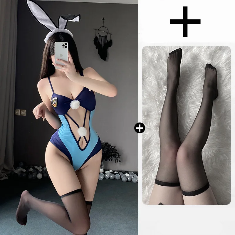 Sexy lingerie pure desire bunny girl police officer date battle robe uniform anal fetish sexy womans costume night richiami xxx