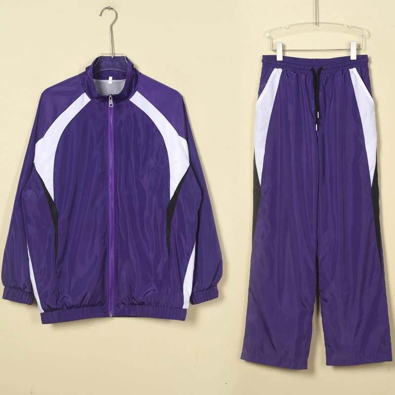 

Hip Hop Dance Costume For Men Jazz Performance Stage Wear Purple Oversize Jacket Trousers Street Dancer Outfit Sportswear 1271
