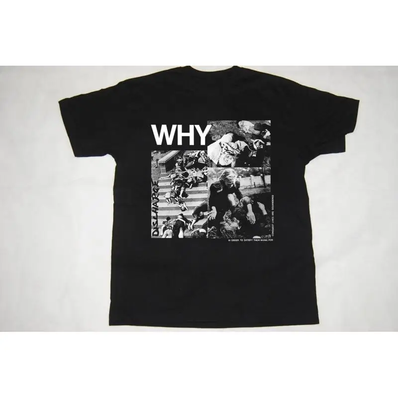 Discharge Band Black T-Shirt Cotton For Men Women S-5XL YY184