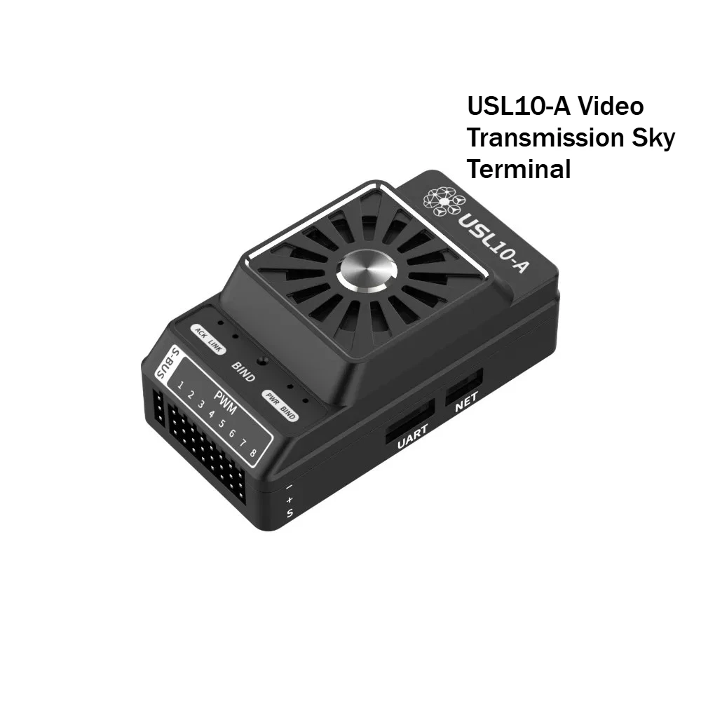 UTMSYS USL10-A Airborne Unit 10km FPV Video Data Link Transmitter 55g 2.4G 5.8G Dual Band for UAV Drone Flight Controller