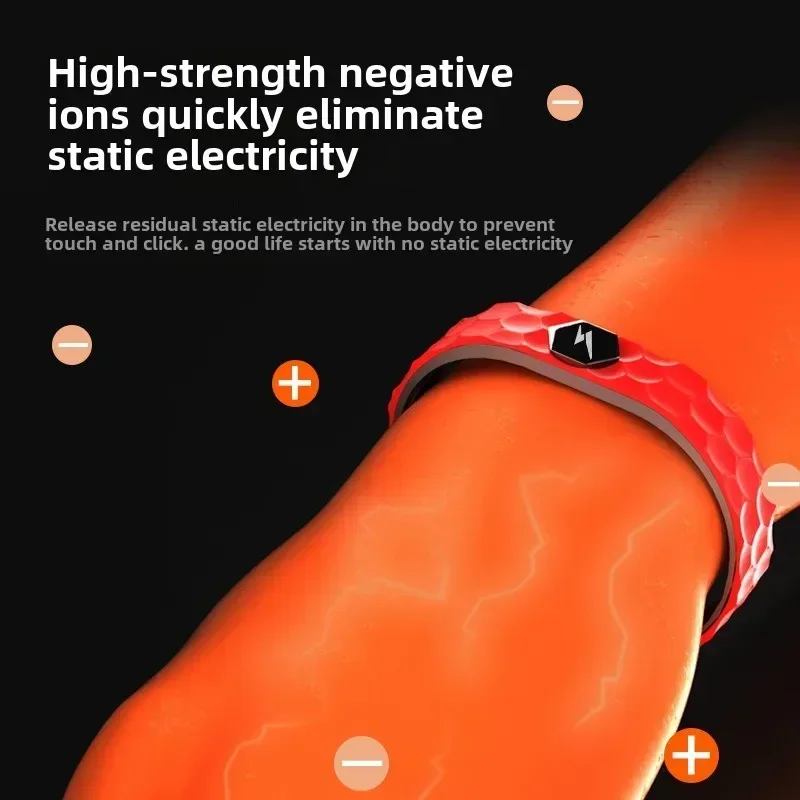 الأيونات السالبة اللاسلكية مكافحة ساكنة سوار الشتاء سيارة للقضاء على جسم الإنسان ثابت المعصم الاتجاه الفرقة سلسلة الحركة #3