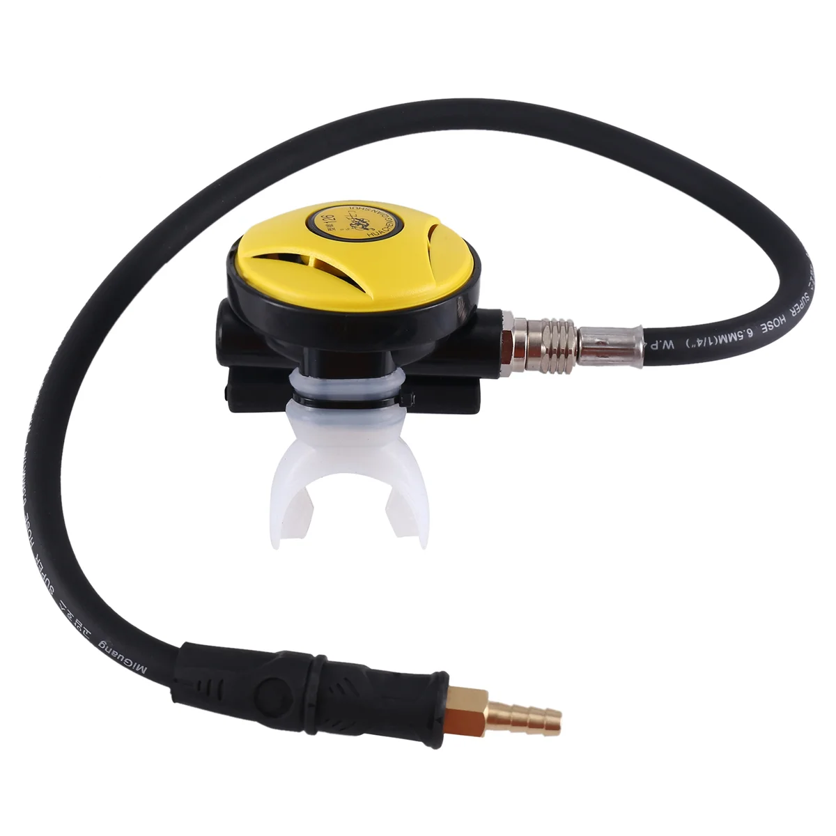 

UJVS-Scuba Diving Diver Regulator Diving Snorkel Tube Snorkeling Equipment Pressure Reducer 2Nd Dive Diving Regulator-Yellow