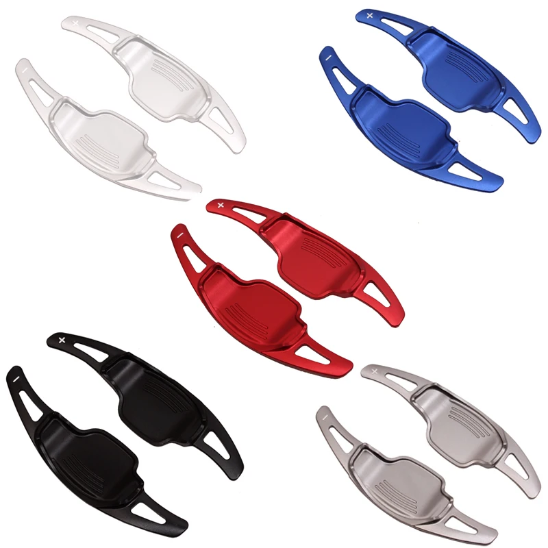 Para Chevrolet Camaro 2012 2013 2014 2015 aleación de aluminio palanca de cambios de rueda de coche extensión 2 uds accesorios de decoración de coche