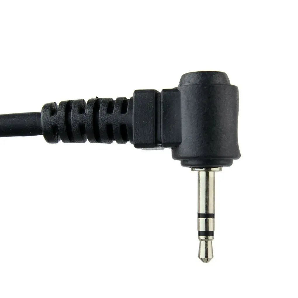 1 Pin 2.5mm Walkie Talkie Wired Earphone Single Ear Button Operation Headphone Headset with Microphone Replacing Part