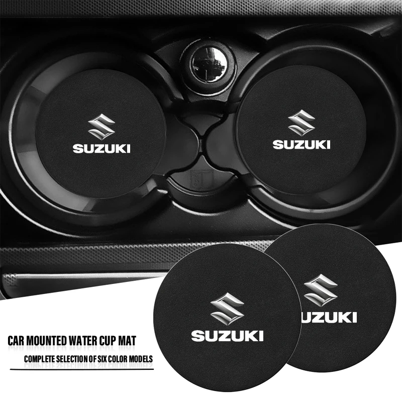 

1/2pcs Car Interior Anti Slip Insert Cup Coasters for Suzuki Swift Samurai Vitara SX4 Jimny Alto Kaiser Ingnis Car Accessories